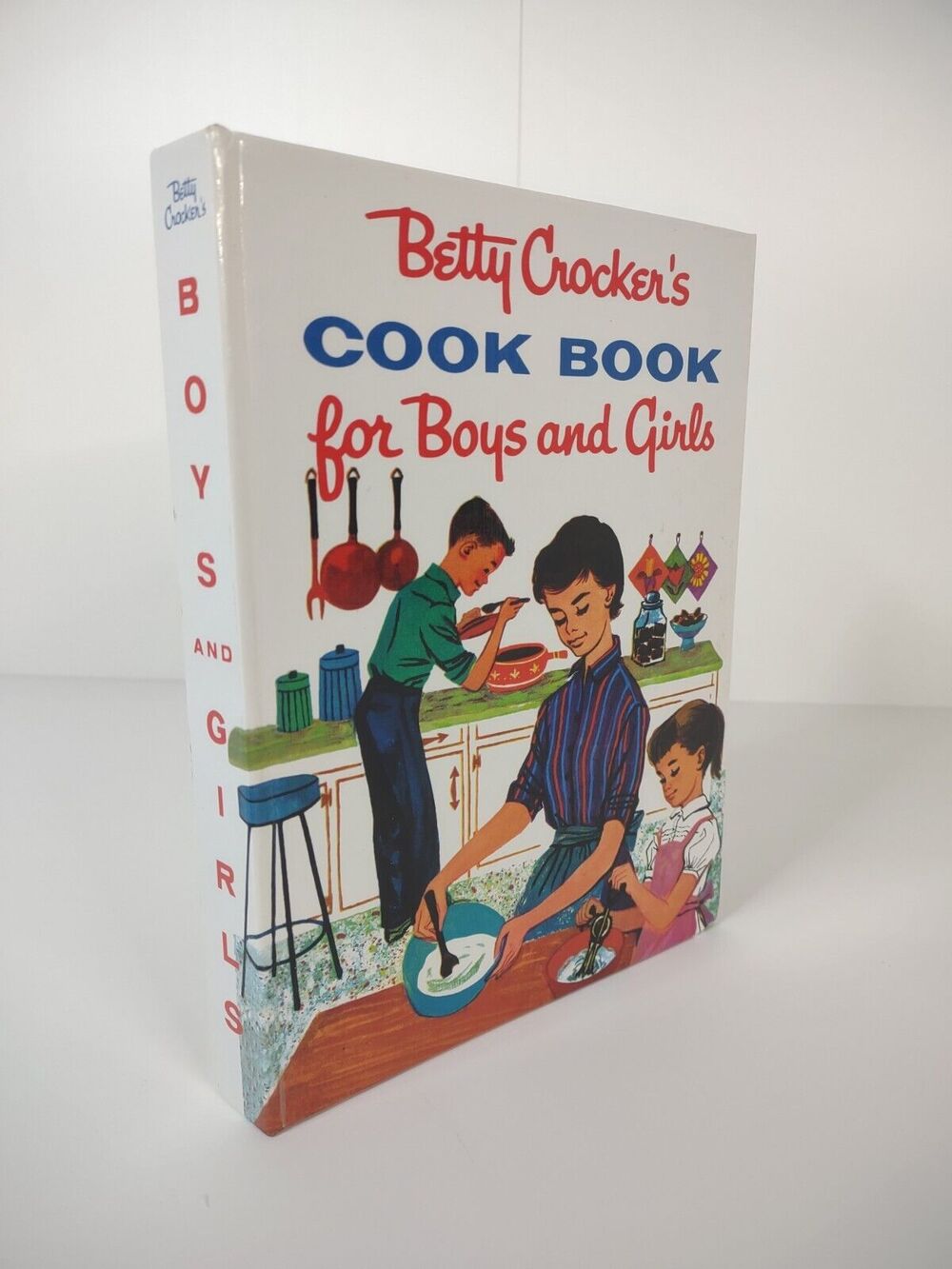 VTG Betty Crocker's Cook Book for Boys and Girls 2003 Retro Kids Cooking *READ